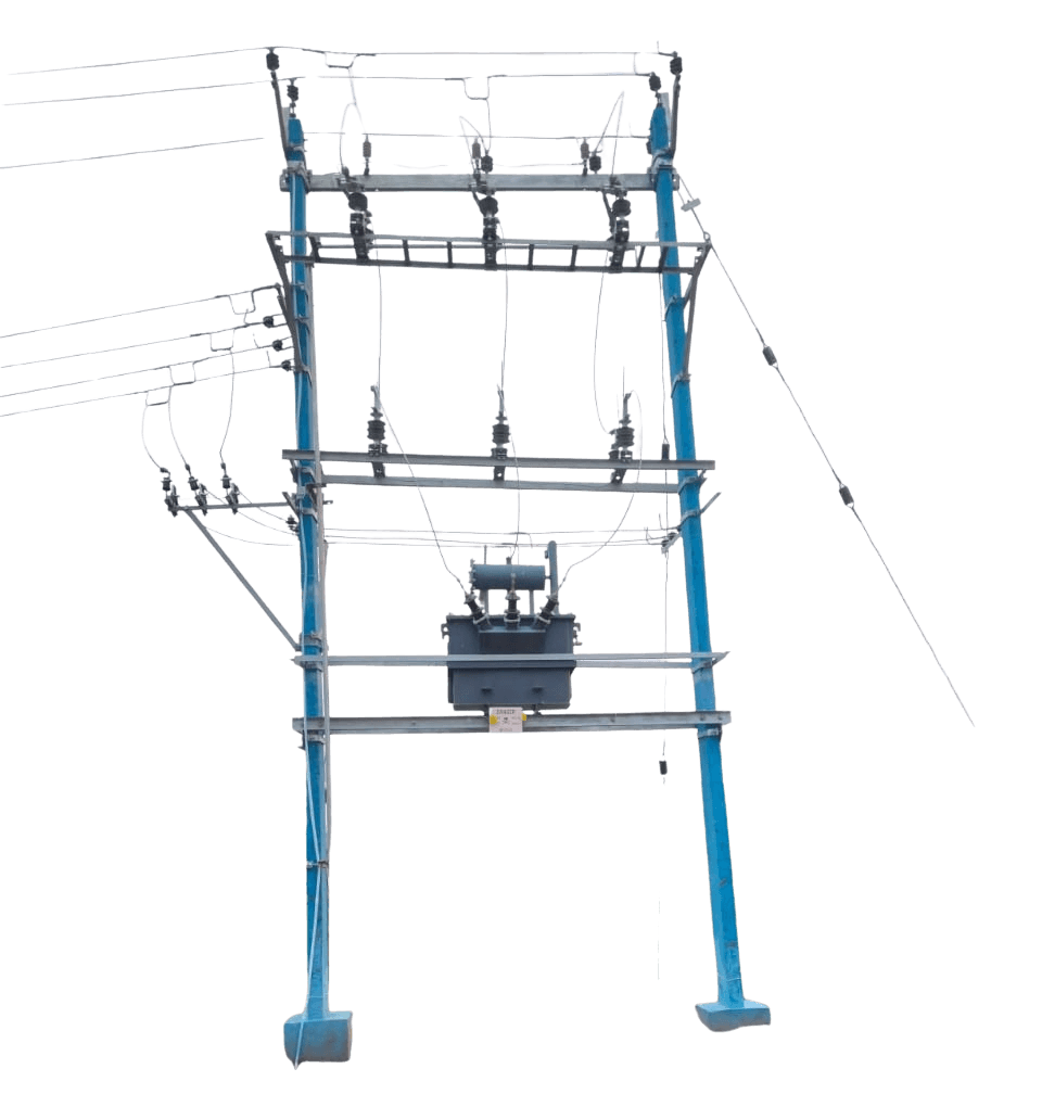 Double Pole Transformer Structure Components